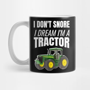 Tractor Enthusiast Snorer Farming Mug